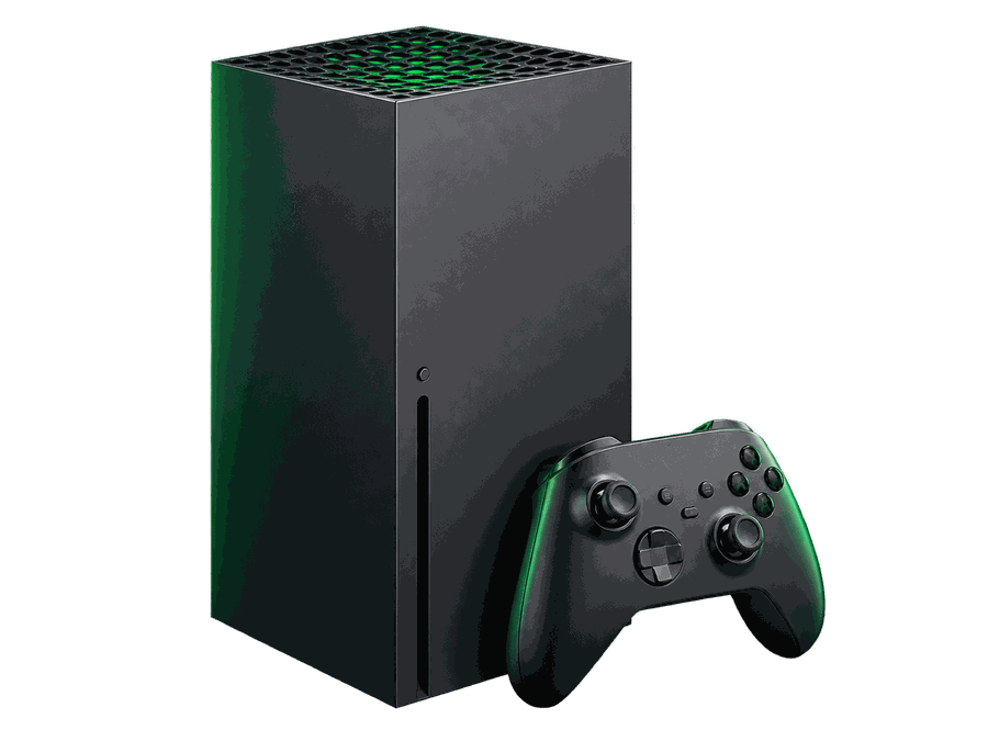 Microsoft Xbox – ilustračná produktová scéna