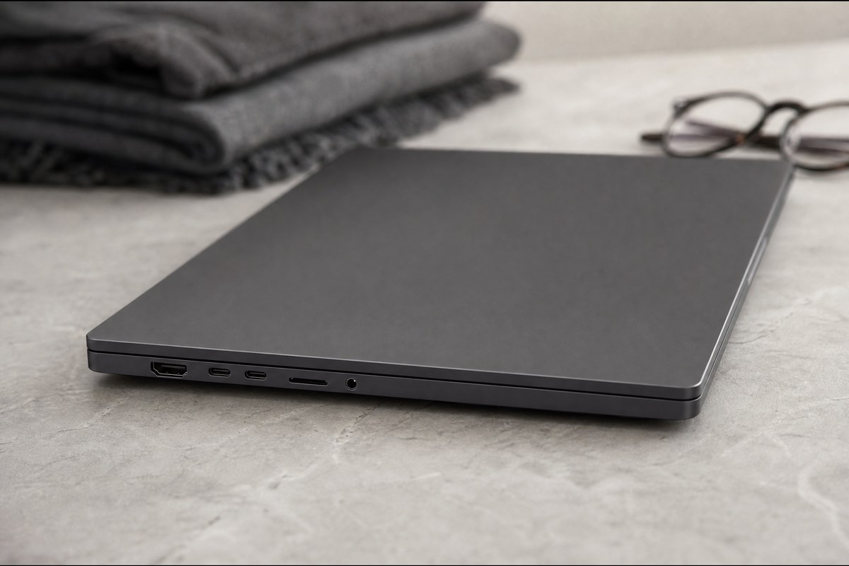 Zadná strana tabletu Microsoft Surface Pro 9 Platinum s vyklopeným hliníkovým stojanom a pripojenou klávesnicou
