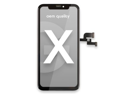 LCD Display + Touchscreen – OEM Quality Black Original Service Part – iPhone X