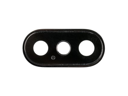 Camera Lens Frame – with Camera Lens Black – iPhone X