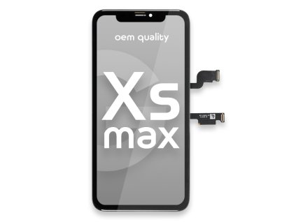 LCD Display + Touchscreen – OEM Quality Black Original Service Part – iPhone XS Max