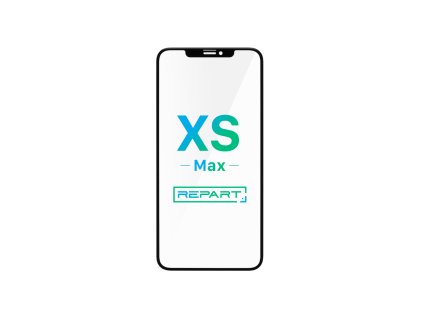 Glass with Front Bezel and OCA Glue 10 PCS black – iPhone XS Max