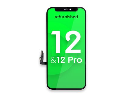 LCD Display + Touchscreen – Refurbished Quality Black – iPhone 12