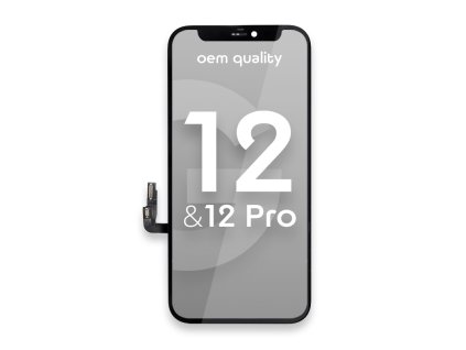 LCD Display + Touch Screen – Oem Quality Black – iPhone 12