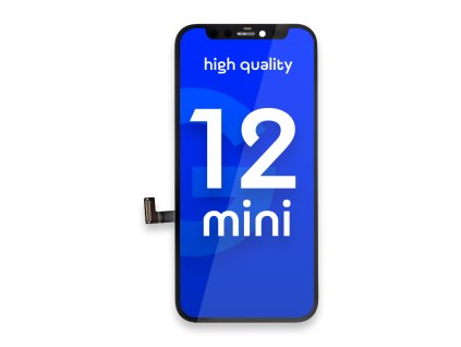 LCD Display + Touchscreen – High Quality Black – iPhone 12 Mini