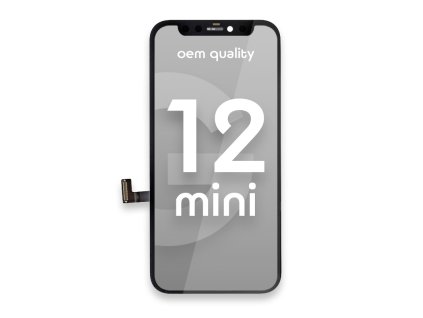 LCD Display + Touchscreen – OEM Quality black – iPhone 12 Mini