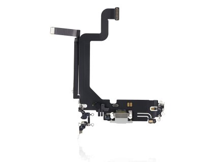 iPhone14ProMax ChargeConnectorFlexCableSilver iguru.sk