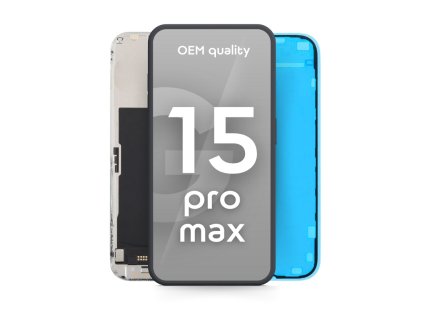 iPhone15ProMax LCDDisplayTouchscreenOEMQualityBlack iguru.sk