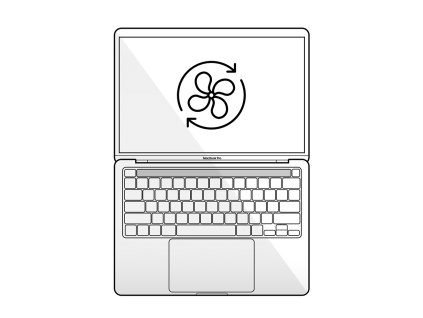 Výmena ventilátora MacBook Pro Retina 13" 2012 – profesionálny servis notebookov iguru.sk Košice