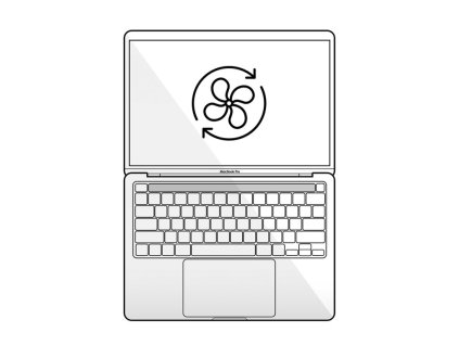 Výmena ventilátora MacBook Pro 13" 2011 – profesionálny servis notebookov iguru.sk Košice