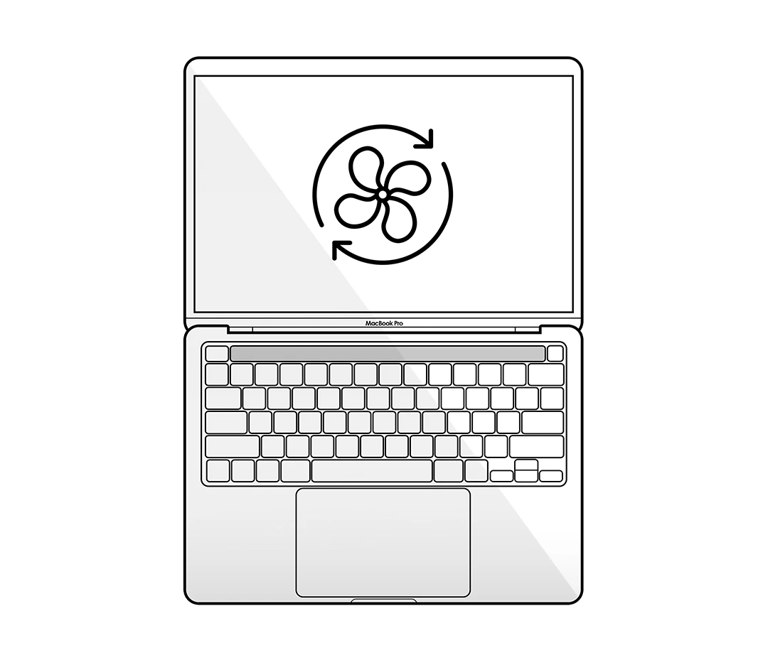 Výmena ventilátora | MacBook Pro 16" 2024