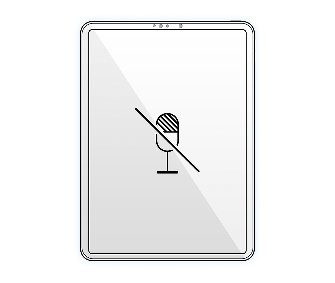 Nefunkčný mikrofón | iPad mini 3