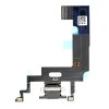 Charging Connector Flex Cable – black – iPhone XR