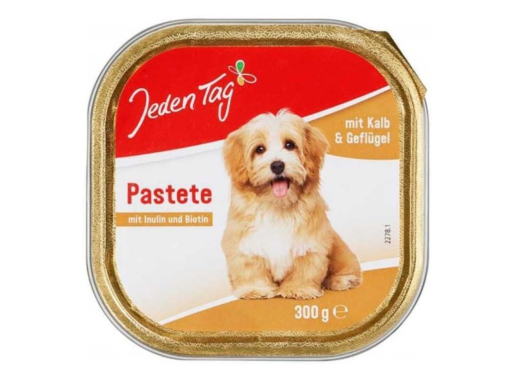 JedenTag psí paštika 300g telecí, kuřecí