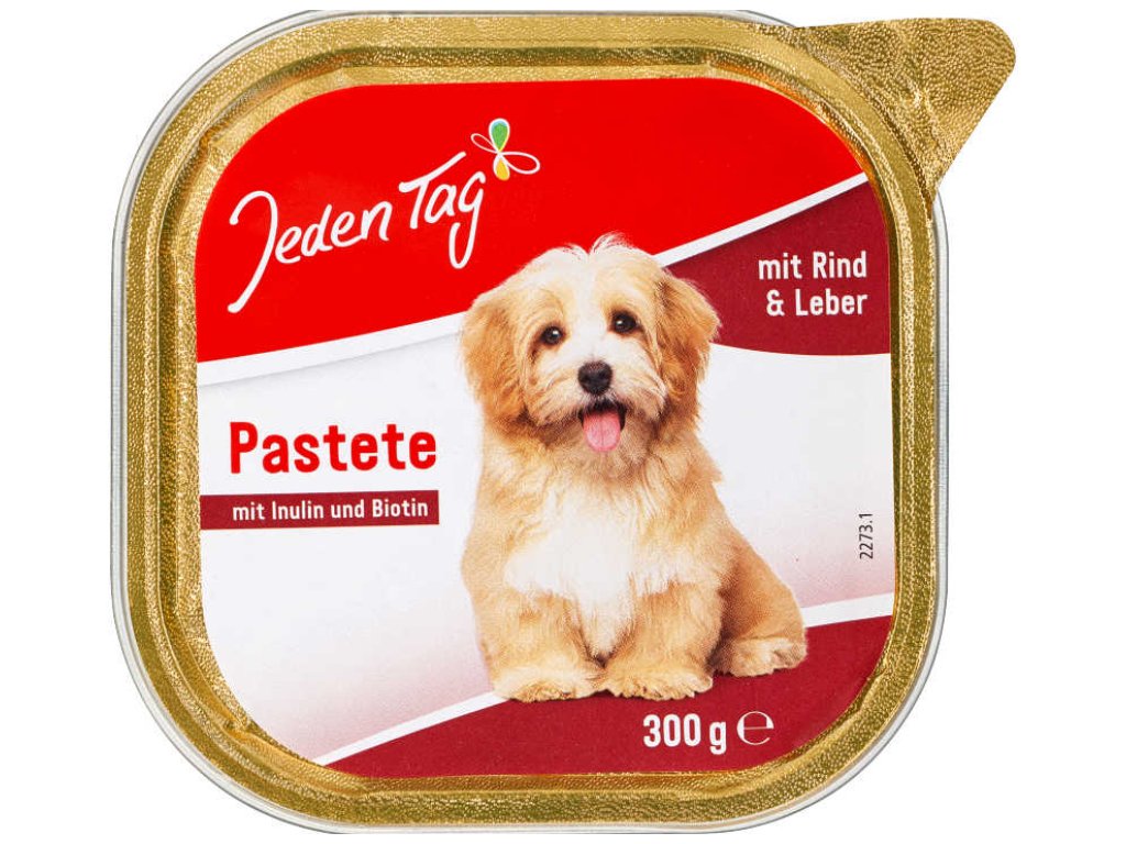 JedenTag Paštika pro psy 300g hovězí, játra
