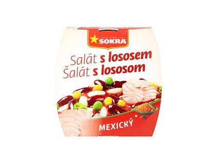 11761 sokra mexicky salat s lososem 220g