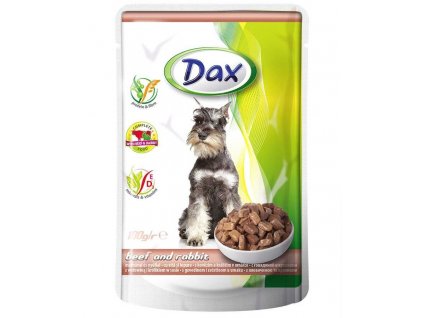 11887 dax kapsicka pro psy s hovezim a kralikem 100g