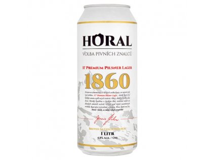 12799 horal premium pilsner v plechu 11 0 5 l