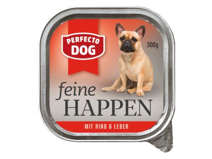 perfecto dog feine happen pute pasta gemuese 300g