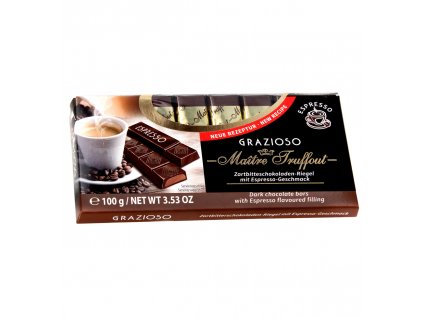 14191 maitre truffout grazioso horka cokolada s espressovou naplni 100g