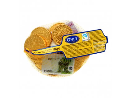 15358 only cokoladove bankovky a mince 100g