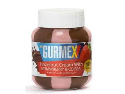 Gurmex Oříškový krém jahoda a kakao 350g