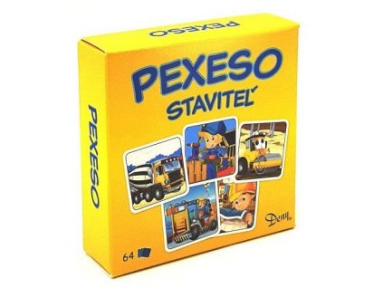 19798 pexeso stavitel 64ks v krabicce