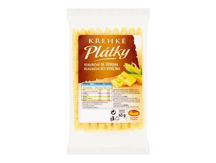 Křehké plátky sýrové 65g