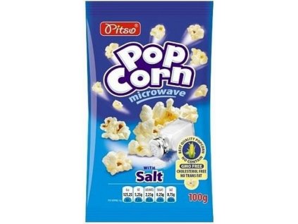 2203 pitso popcorn do mikrovlnky soleny 100 g