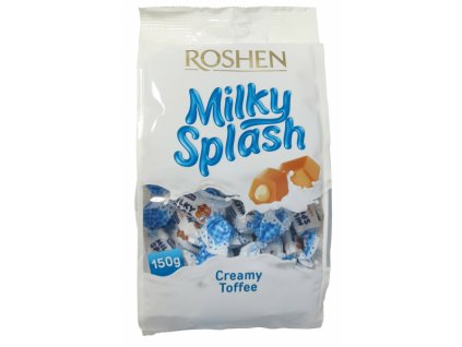 2287 roshen milky splash karmely a mlecnou naplni 150g