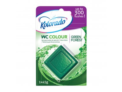 Kolorado Barvící tableta do WC 45g green forest