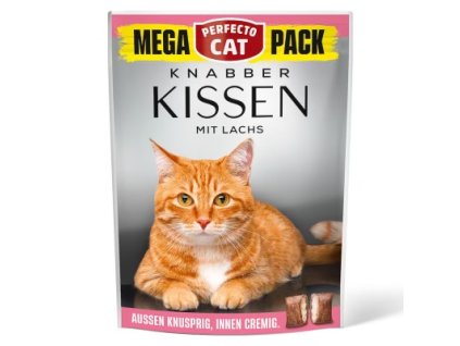 Perfecto Cat Polštářky s lososem mega pack 150g