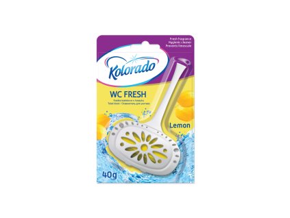 kolorado wc fresh toilet block in basket lemon scent 40 g