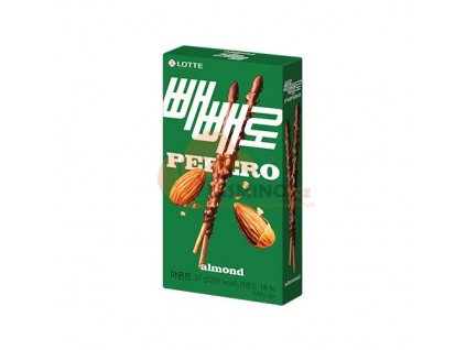 lotte pepero tycinky mandle v cokolade 37g