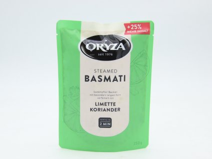 Oryza Basmati rýže limetka a koriandr 250g EXP. 06/2024