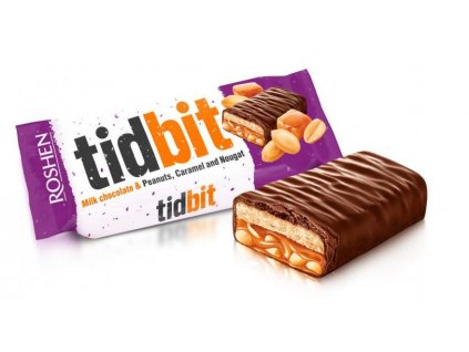 3892 roshen tidbit cokoladova tycinka 50g nugatova napln