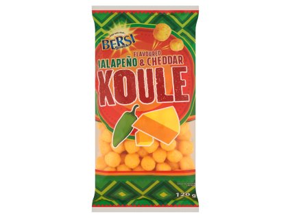 Bersi Snack 120g jalapeňo a čedar