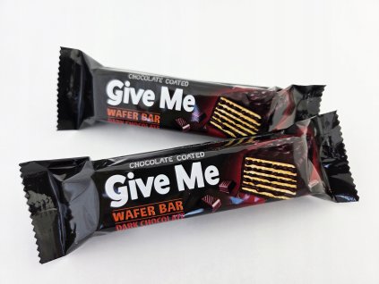 24xGive Me Dark Wafelek z kremem kakaowym w czekoladzie deserowej 40g