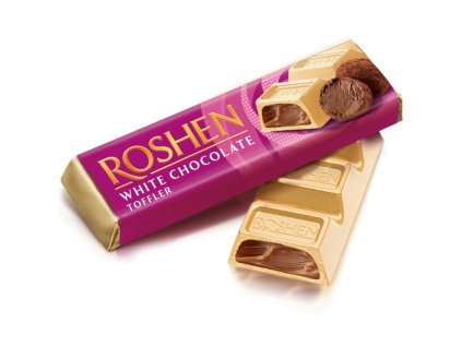 Roshen Bílá čoko tyčinka s mléčnou čokoládou 41g