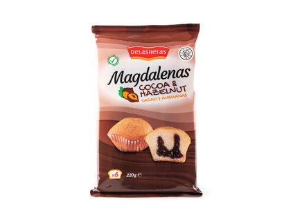Muffiny s kakaovoorieskovou plnkou 220g