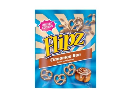 58978 flipz cinnamon bun pretzels 90g