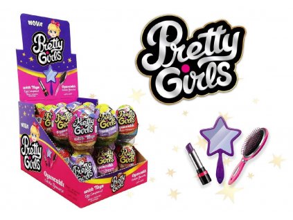 4924 nova cokoladove vajicko s prekvapenim pretty girls 25g