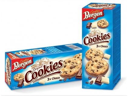 6163 bergen cookies 3 druhy cokolady 135 g