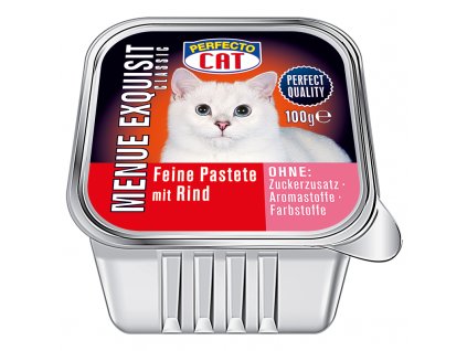 8086 perfecto cat menue exquisit 100g hovezi