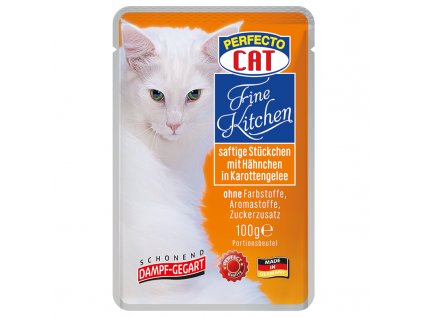 8656 perfecto cat kapsicka kureci maso v mrkvovem zele 100g