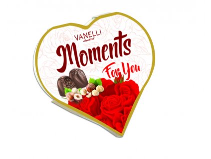 9331 vanelli moments bonboniera ve tvaru srdce 110 g