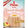 Haas Puding 37g broskev s vanilkou