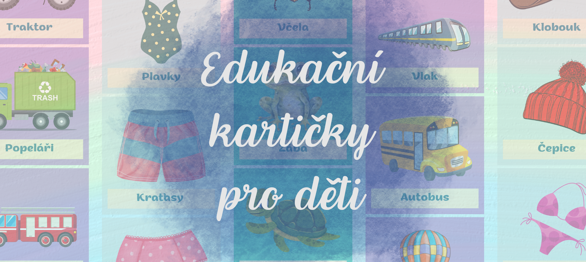 Úvodní stránka Edukační kartičky pro děti