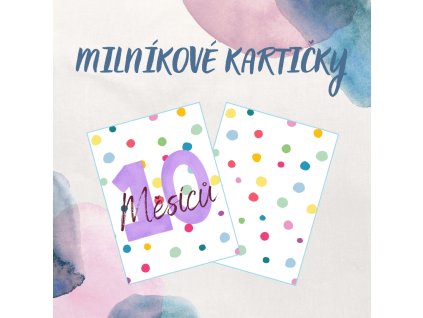 Milníkové kartičky · Tečky
