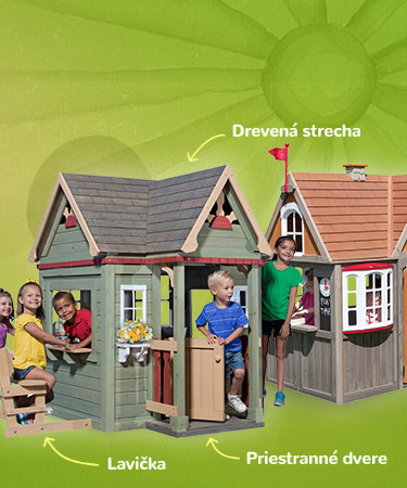 Perfektne vybavené detské domčeky